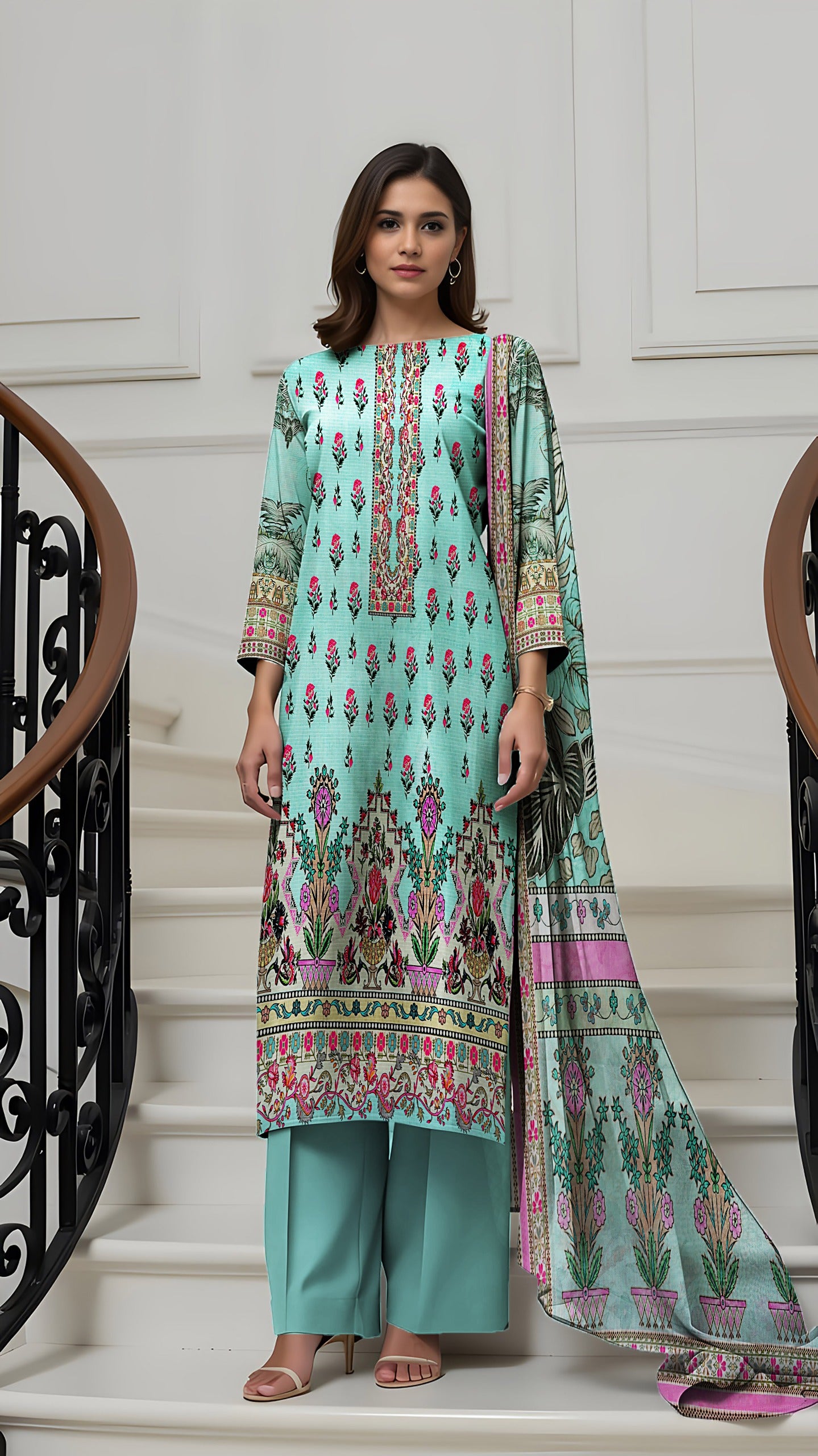Momina Prints Volume 4 | 3-Piece Digital Printed Unstitched Lawn Suit