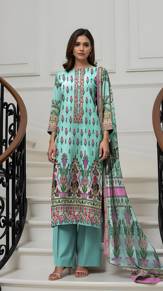 Momina Prints Volume 4 | 3-Piece Digital Printed Unstitched Lawn Suit